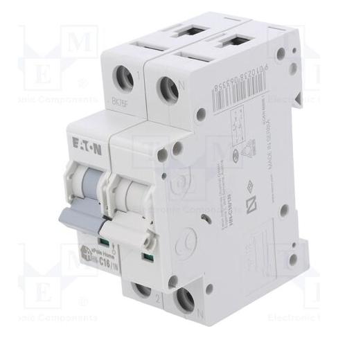 Eaton Leitungsschutzschalter 1P + NC 16A 6kA AC xPole Home HN-C16 (194851)