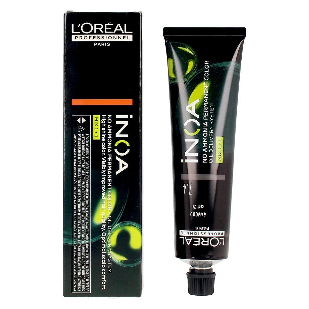 L'Oréal Professionnel INOA coloration d'oxydation sans ammonia #7,4 60 gr (7,4 Kupferblond) (S4260484)