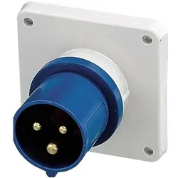 Mennekes, Netzstecker + Netzkupplung, MEN 812 ANBAUGERAETESTECKER 3POL.