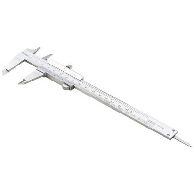 Dasqua 1120-3115 DIN EN 862, Monoblock-Messschieber 150mm Edelstahl