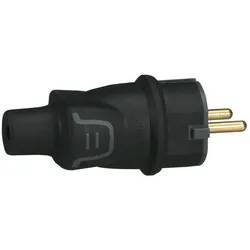 Legrand, Netzstecker + Netzkupplung, Gummi-Stecker (CEE 7/4)