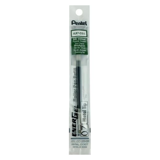 Pentel 12 LR7 Gelschreiberminen dunkelgrün (12x) (LR7-D3X)