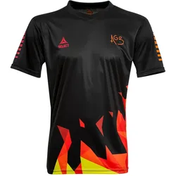 Select, Herren, Sportshirt, Fire (M), Schwarz