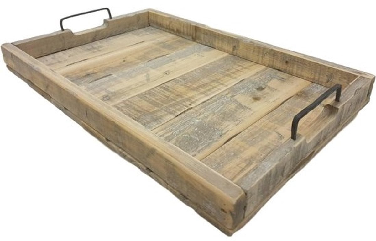 Houten Dienblad 58 cm - Landelijk Decoratief Dienblad