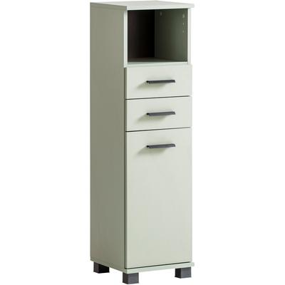 Midischrank WELLTIME "Palermo, Breite 30 cm", grün (pistazie), B:30,3cm H:110,5cm T:32,6cm, FSC-zertifizierter Holzwerkstoff, Schränke, Midischrank, Solide Verarbeitung - Dieses Produkt ist in Deutschland gefertigt