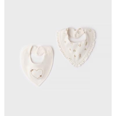 Lätzchen IDO "BABY GIRL ACCESSORIES", Baby, beige (cream, beige), 100% Baumwolle, Lätzchen