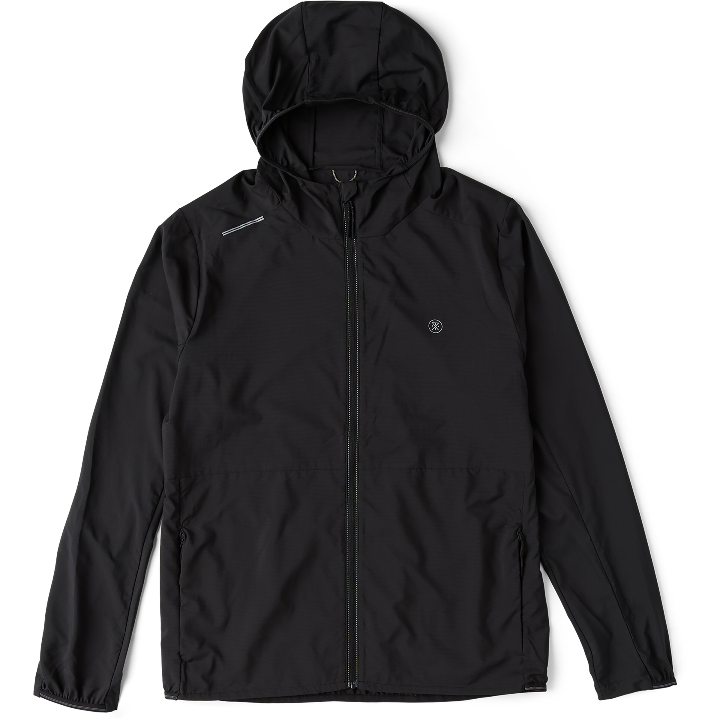 Roark Second Wind Herren Laufjacke schwarz Größe S Laufen Klein verpackbar Wasserabweisend