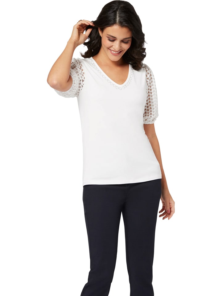 creation L Shirt in Weiß - 46