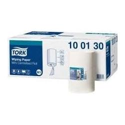 Tork Hand towel rolls, paper, Advanced Mini M1, 1-Ply, 120m, 50 cellulose-50 Recycled tissue, white (40184318)