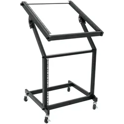 Omnitronic 30103060 19 Zoll Rackwagen 12 HE Stahl inkl. Rollen, Audio Racks + Cases, Schwarz