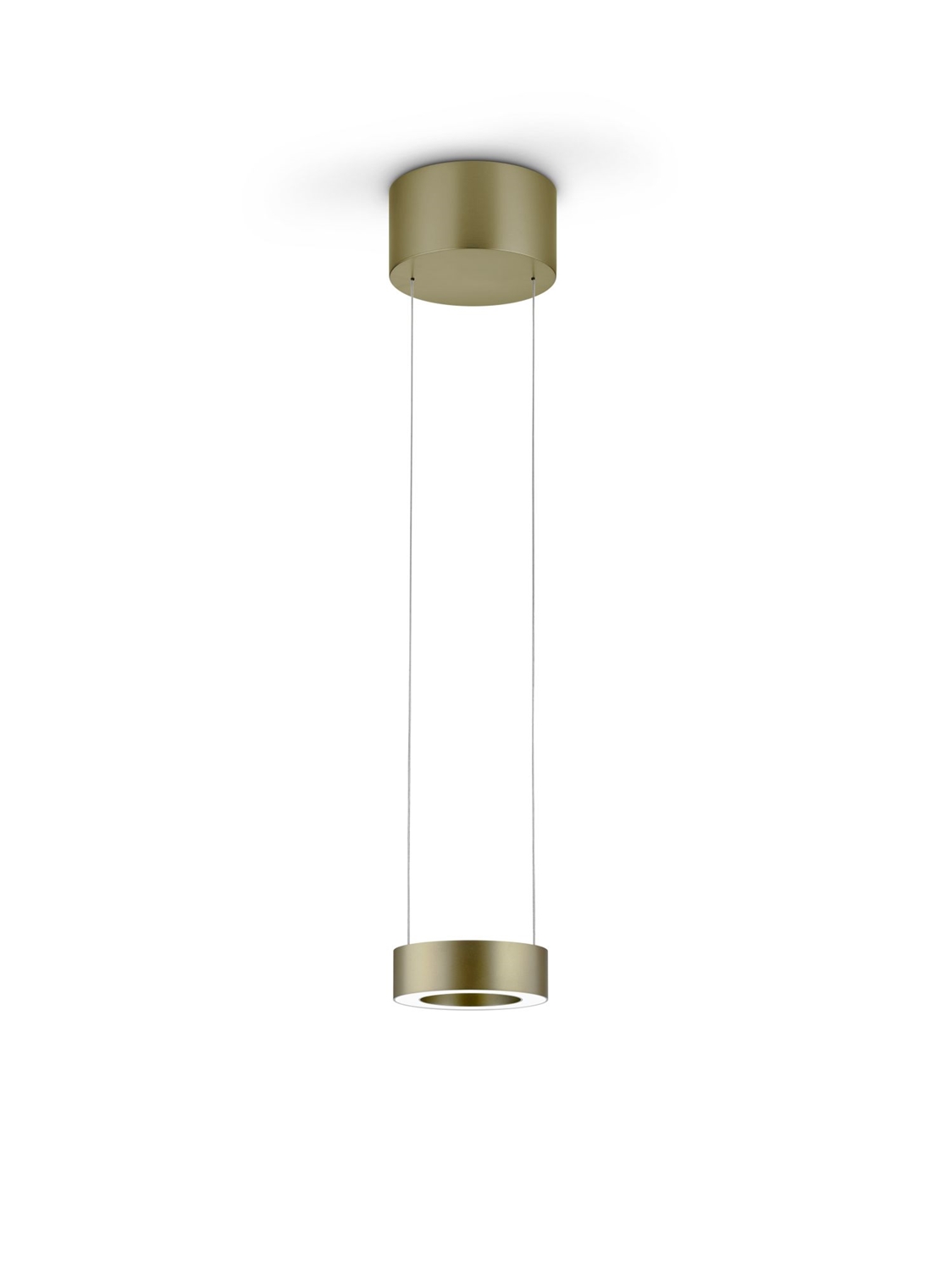GKS Knapstein LED-Pendelleuchte ZERA-1 Effekt bronze Prismenabdeckung 51.516.34-1 4250035835443