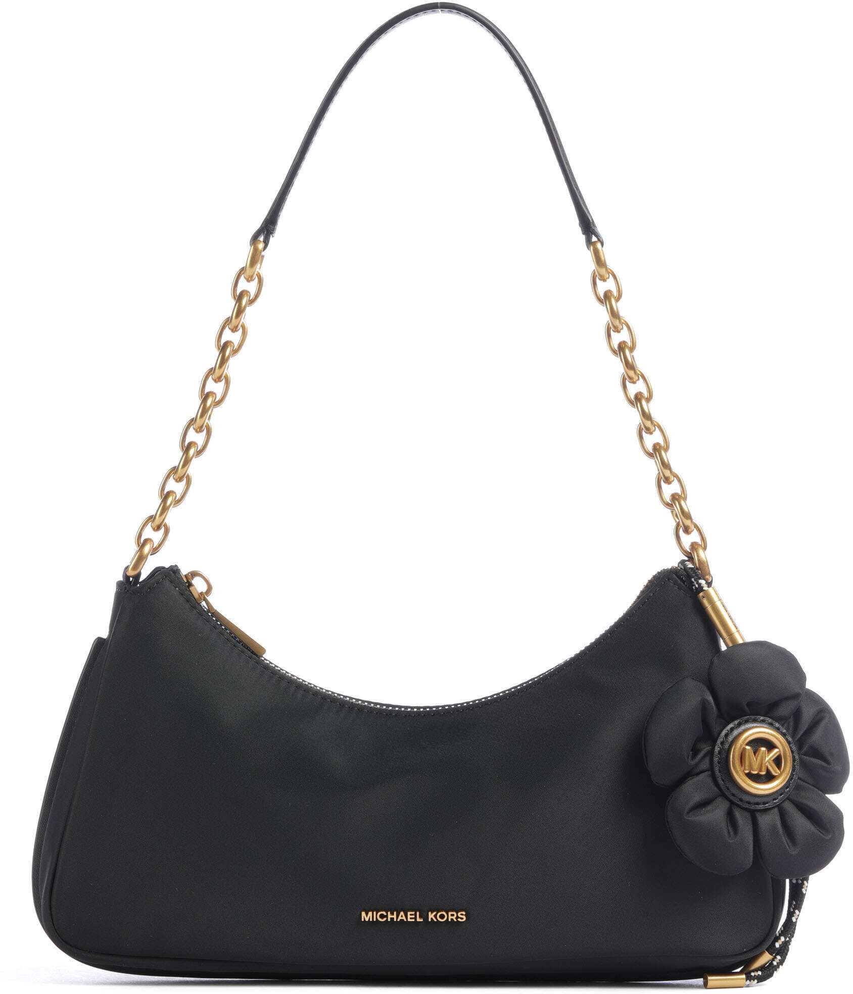 Michael Kors Nolita Medium Schultertasche, schwarz