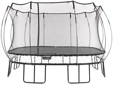 Springfree Trampoline Kids Outdoor Large Square 11 Ft Trampoline with Enclosure