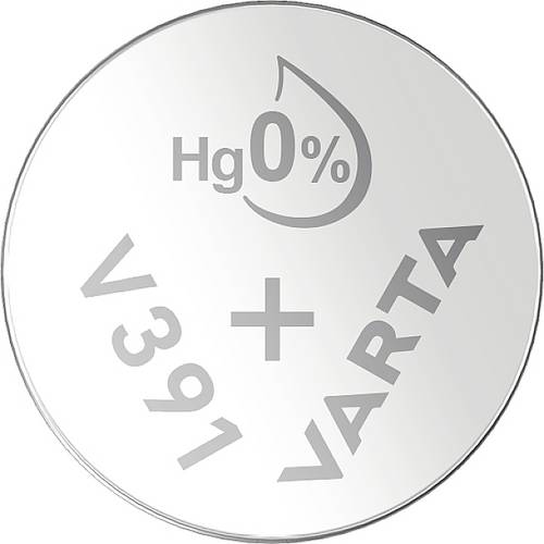 Varta Knopfzelle 391 1.55V 42 mAh Silberoxid SILVER Coin V391/SR55 NaBli 1
