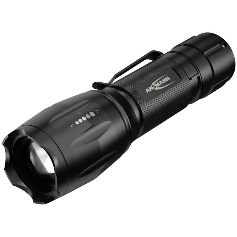 ANSMANN UV LED Taschenlampe schwarz 5,0 cm, 4.200 Lux, 90 Lumen, 3 W, 1 St. Action 400