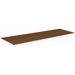 Tischplatte 1800 x 600 x 18 mm, Nussbaum