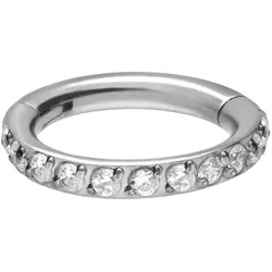 Titan Segmentring Clicker EINGEFASSTE KRISTALLE