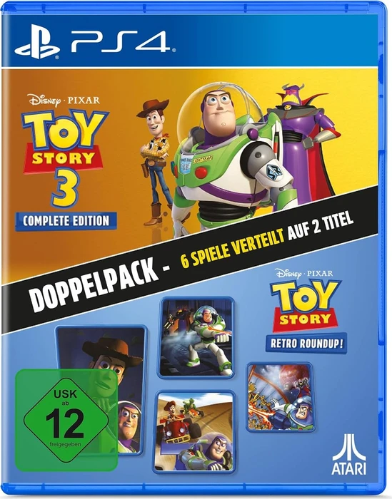 Toy Story 3 Complete + Retro Roundup!, PlayStation 4-Spiel