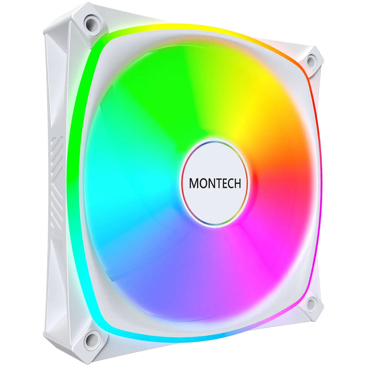 Montech RX120 PRO PWM Reverse Lüfter, ARGB - 120mm, weiß
