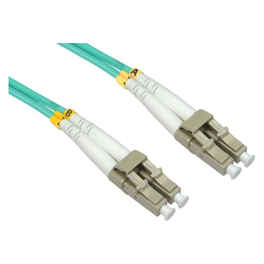 Cables Direct 5M LC-LC 50/125 MMDOM4 FIB CAB AQUA (FB4M-LCLC-050)