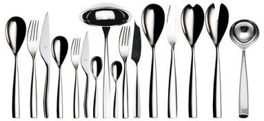 Mepra Arte Flatware Set - 126 Pieces - Stainless Steel