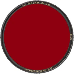 B+W 091 Rot-Filter dunkel 630, MRC/Basic 52mm (52 mm, Farbfilter), Objektivfilter, Rot