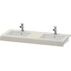Duravit DuraStyle Waschtisch-Konsole DS829C09191 55x80x10cm, 2 Ausschnitte, Taupe