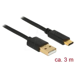 DELOCK 85209 - Delock Kabel USB 2.0 A-Stecker > C-Stecker 3 m