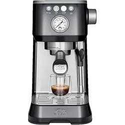 Solis Perfetta Plus 1170, Siebträgermaschine, Schwarz