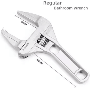 Inspire Essentials Universal Multifunctional Sink Wrench For Faucet And Water Pipe Installation bathroom Wrench