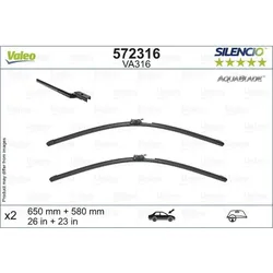 Scheibenwischer VALEO 572316 für Mercedes-Benz GLE
