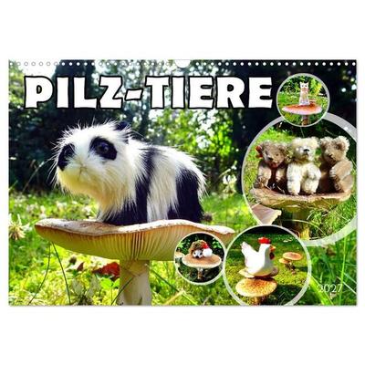 Pilz-Tiere (Wandkalender 2027 DIN A3 quer), CALVENDO Monatskalender