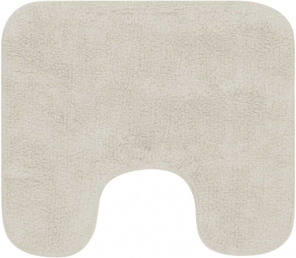 vidaXL Jeu de tapis de salle de bain 2 pcs Tissu Blanc