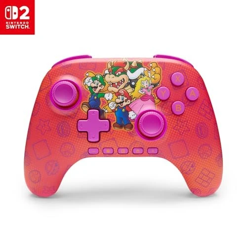 PowerA Advantage Wireless Controller for Nintendo Switch 2 - Super Mario and Friends