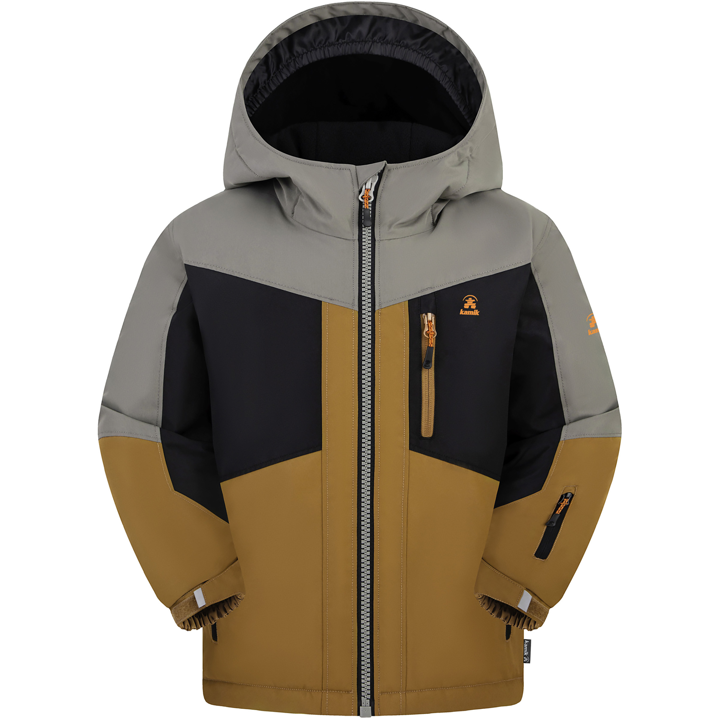 Kamik Duke Kinder Isolationsjacke braun Größe 152 Lifestyle | Skifahren Isolierend