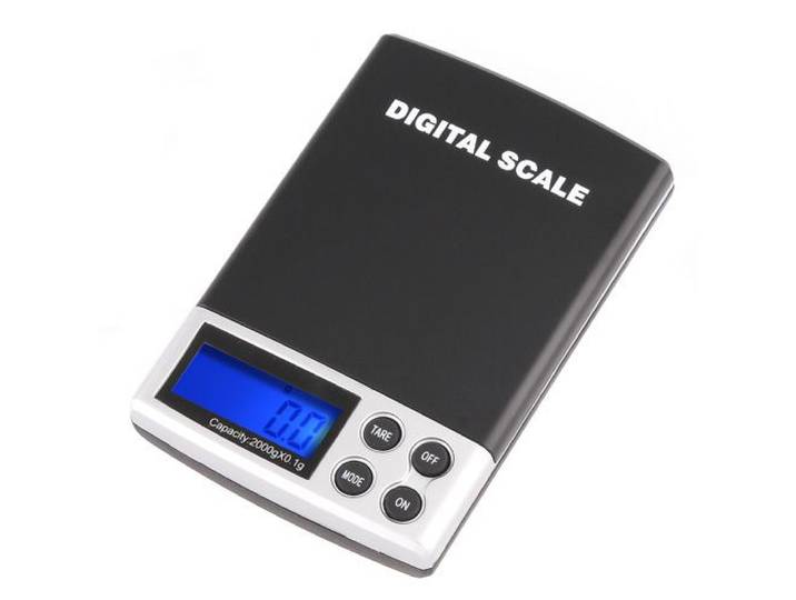 XIB Mini precisie weegschaaltje / keuken weegschaal - 0,1 tot 2000 gram