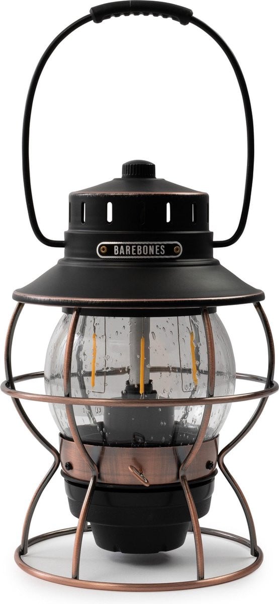 Barebones Railroad Lantern LED Tafellamp met USB-aansluiting - Brons