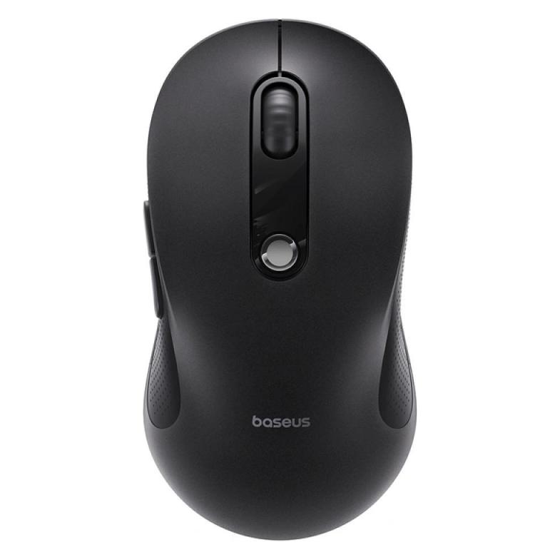 Baseus Mysz Mysz bezprzewodowa F02 Bluetooth - czarna (Kabellos) (6932172693350)