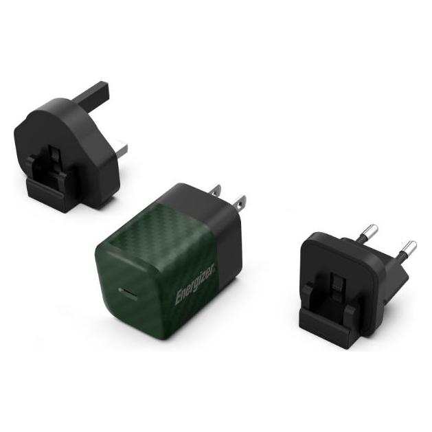 Energizer Power-Delivery Ladegerät - 20 W - EU/UK/US, grün (20 W) (A20MUGR)
