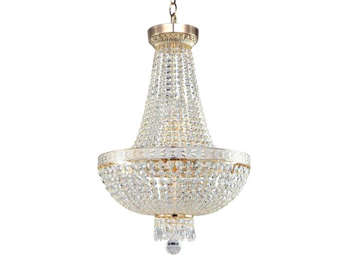 Maytoni Kristall Kronleuchter Bella, dimmbar, messing / gold, für Wohn- / Esszimmer, Kristall