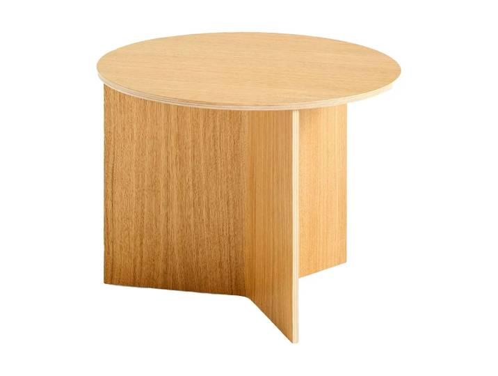HAY Slit Couchtisch Ø45 cm Lacquered oak