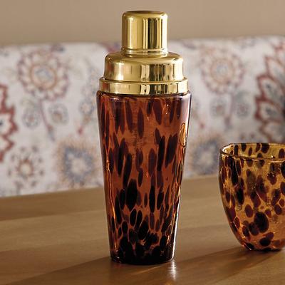 Tortoise Glass Cocktail Shaker - Ballard Designs