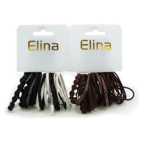 Magni Haargummis Elina 24er schwarz/braun (Haargummi) (62201)