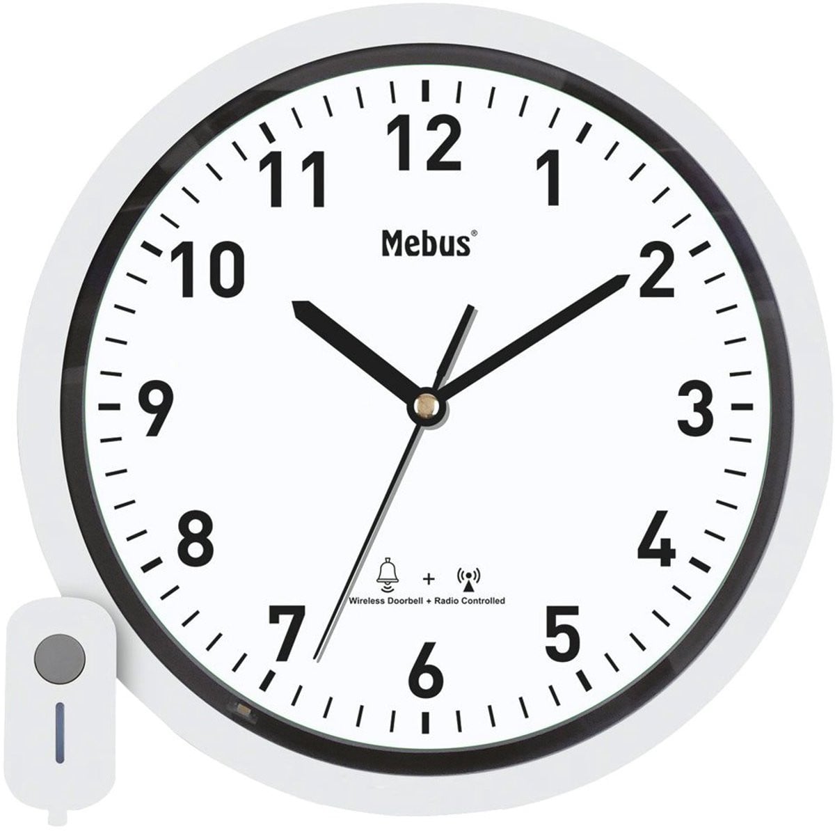 Mebus 41824 Radiografische wandklok met deurbel