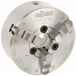 ELMAG RÖHM-Dreibacken Drehfutter DM 200, DIN 55029 Stahlkörper, Camlock - 88945