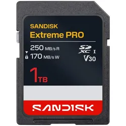 SanDisk 256 GB SDXC-Karte Extreme PRO UHS-I