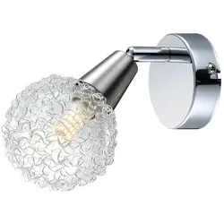 LED Wandleuchte, Aluminumgeflecht, beweglicher Spot CICER