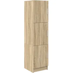 vidaXL Sonoma Eichen-Sideboard Sonoma Eiche Spanplatte, Sonoma Eichenfurnier