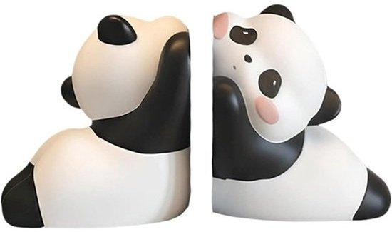WAN Boekensteunen Panda Thema Wit B/D/H: 14 x 11 x 14 cm