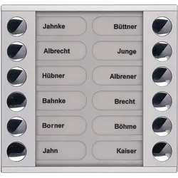 TCS Tür Control Audioaußenstation 2-reihig PET12-EN/04